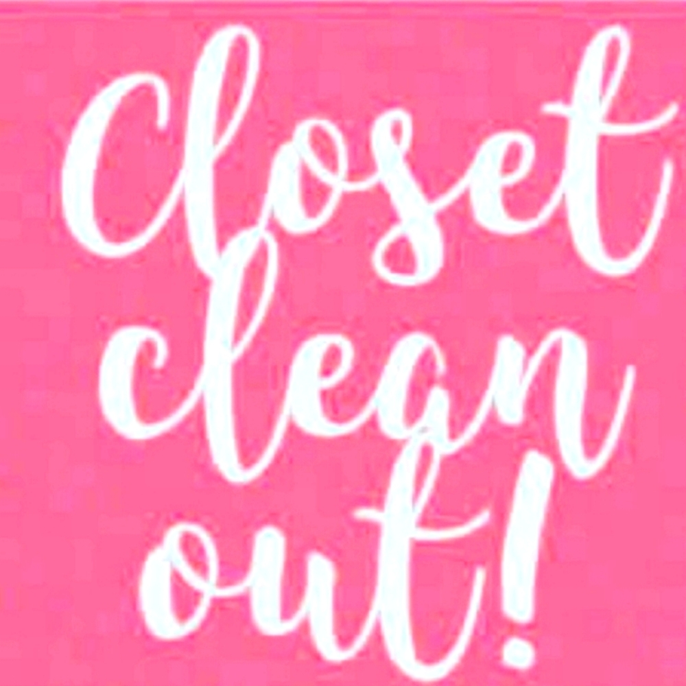CLOSET CLEAN OUT!